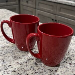 Corelle Coordinates Red Mug Set of 2.